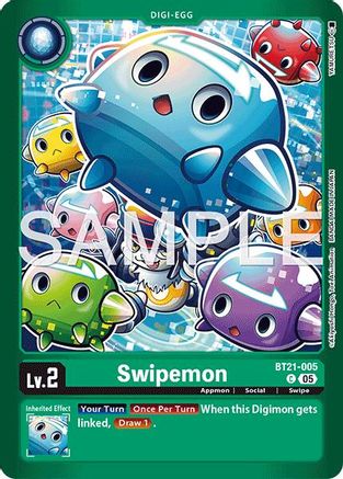 Swipemon (BT21-005) - [Limited Card Pack -Another Knight-] Foil - Trinity Hobby