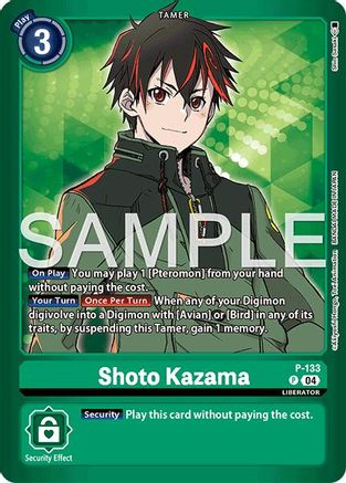 Shoto Kazama (P-133) - [Limited Card Pack -Another Knight-] Foil - Trinity Hobby