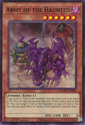Army of the Haunted [MZMU-EN002] - Maze of Muertos 1st Edition - Super Rare - Trinity Hobby