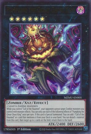 Pumpking the Great Ghost King [MZMU-EN005] - Maze of Muertos 1st Edition - Ultra Rare - Trinity Hobby