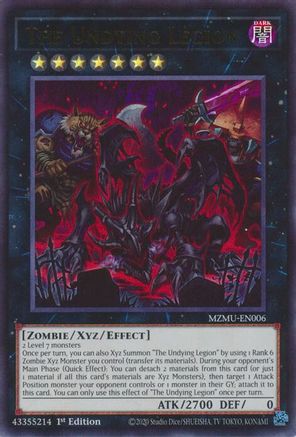 The Undying Legion [MZMU-EN006] - Maze of Muertos 1st Edition - Ultra Rare - Trinity Hobby