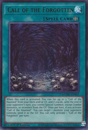 Call of the Forgotten [MZMU-EN007] - Maze of Muertos 1st Edition - Ultra Rare - Trinity Hobby