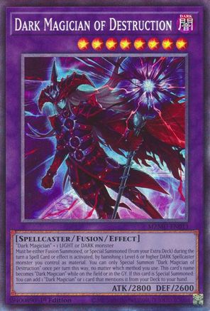 Dark Magician of Destruction (Collector's Rare) [MZMU-EN011] - Maze of Muertos 1st Edition - Collector's Rare - Trinity Hobby