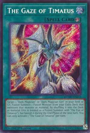 The Gaze of Timaeus [MZMU-EN013] - Maze of Muertos 1st Edition - Secret Rare - Trinity Hobby