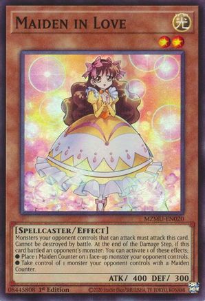 Maiden in Love [MZMU-EN020] - Maze of Muertos 1st Edition - Super Rare - Trinity Hobby