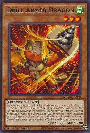 Drill Armed Dragon [MZMU-EN030] - Maze of Muertos 1st Edition - Rare - Trinity Hobby