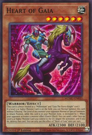 Heart of Gaia [MZMU-EN033] - Maze of Muertos 1st Edition - Super Rare - Trinity Hobby