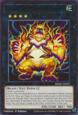 Bazoo the Soul-Devourer [MZMU-EN037] - Maze of Muertos 1st Edition - Rare - Trinity Hobby
