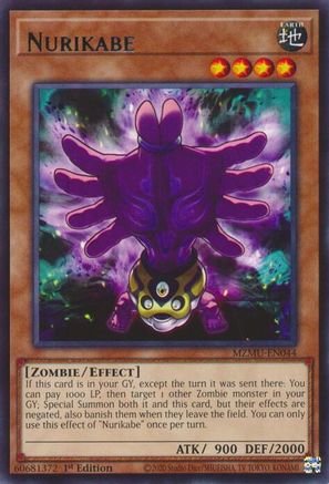 Nurikabe [MZMU-EN044] - Maze of Muertos 1st Edition - Rare - Trinity Hobby