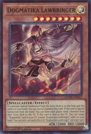 Dogmatika Lawbringer [MZMU-EN052] - Maze of Muertos 1st Edition - Ultra Rare - Trinity Hobby