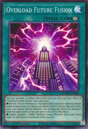 Overload Future Fusion [MZMU-EN055] - Maze of Muertos 1st Edition - Super Rare - Trinity Hobby