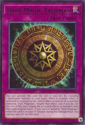 Dark Magic Talisman [MZMU-EN057] - Maze of Muertos 1st Edition - Rare - Trinity Hobby