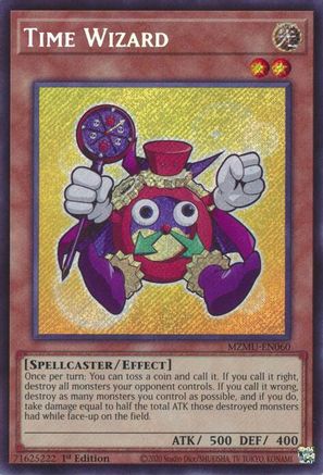 Time Wizard [MZMU-EN060] - Maze of Muertos 1st Edition - Secret Rare - Trinity Hobby