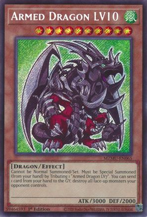 Armed Dragon LV10 [MZMU-EN065] - Maze of Muertos 1st Edition - Secret Rare - Trinity Hobby