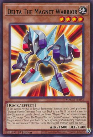 Delta The Magnet Warrior [MZMU-EN085] - Maze of Muertos 1st Edition - Rare - Trinity Hobby