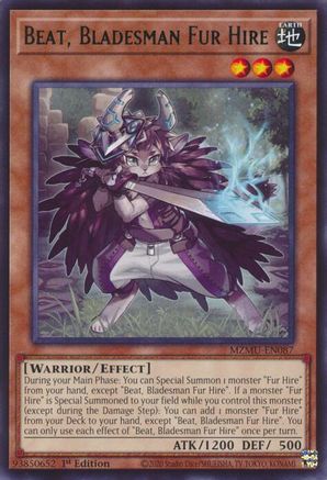 Beat, Bladesman Fur Hire [MZMU-EN087] - Maze of Muertos 1st Edition - Rare - Trinity Hobby