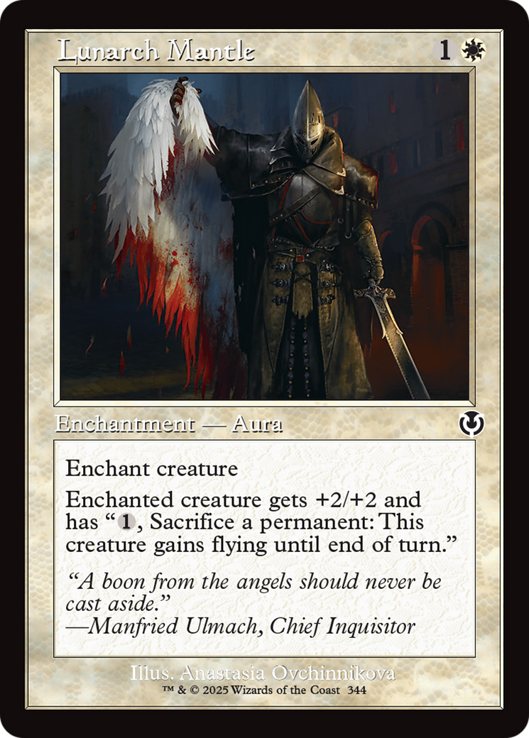 Lunarch Mantle (Retro Frame) [Innistrad Remastered] - Trinity Hobby