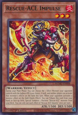 Rescue-ACE Impulse [MZMU-EN098] - Maze of Muertos 1st Edition - Rare - Trinity Hobby