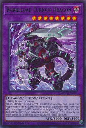 Borreload Furious Dragon [MZMU-EN099] - Maze of Muertos 1st Edition - Rare - Trinity Hobby