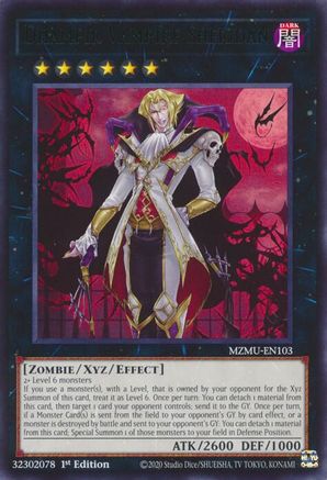 Dhampir Vampire Sheridan [MZMU-EN103] - Maze of Muertos 1st Edition - Rare - Trinity Hobby