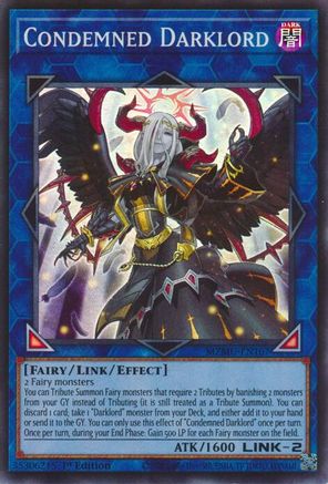 Condemned Darklord [MZMU-EN107] - Maze of Muertos 1st Edition - Super Rare - Trinity Hobby