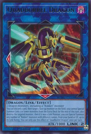 Quadborrel Dragon [MZMU-EN108] - Maze of Muertos 1st Edition - Rare - Trinity Hobby