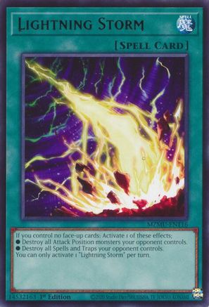 Lightning Storm [MZMU-EN116] - Maze of Muertos 1st Edition - Rare - Trinity Hobby