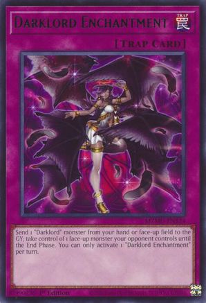 Darklord Enchantment [MZMU-EN124] - Maze of Muertos 1st Edition - Rare - Trinity Hobby