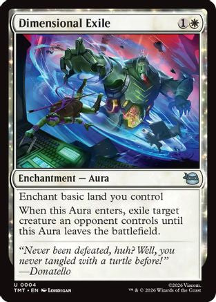 Dimensional Exile  [Foil]  (TMT-004) - [Teenage Mutant Ninja Turtles] - Trinity Hobby