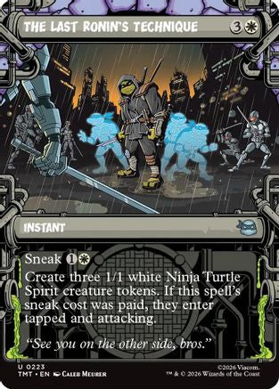 The Last Ronin's Technique (Showcase)  (TMT-223) - [Teenage Mutant Ninja Turtles] - Trinity Hobby