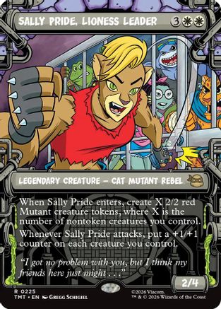 Sally Pride, Lioness Leader (Showcase)  (TMT-225) - [Teenage Mutant Ninja Turtles] - Trinity Hobby