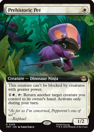 Prehistoric Pet (Extended Art)  (TMT-259) - [Teenage Mutant Ninja Turtles] - Trinity Hobby