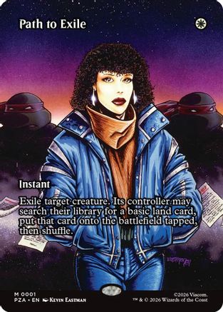 Path to Exile (Borderless)  (PZA-001) - [Teenage Mutant Ninja Turtles Eternal-Legal] - Trinity Hobby