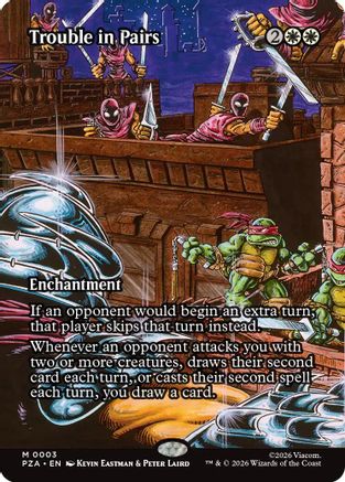 Trouble in Pairs (Borderless)  (PZA-003) - [Teenage Mutant Ninja Turtles Eternal-Legal] - Trinity Hobby