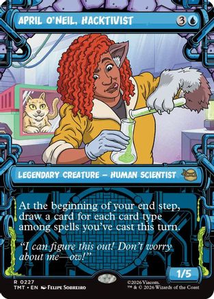 April O'Neil, Hacktivist (0227) (Showcase)  (TMT-227) - [Teenage Mutant Ninja Turtles] - Trinity Hobby