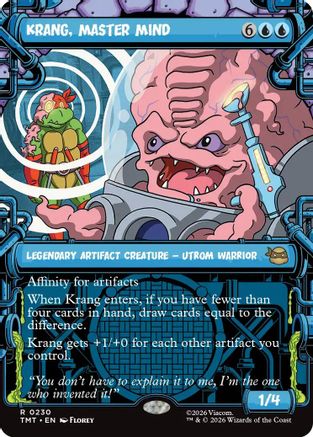 Krang, Master Mind (Showcase)  (TMT-230) - [Teenage Mutant Ninja Turtles] - Trinity Hobby