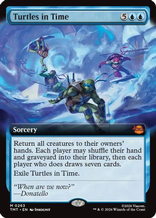 Turtles in Time (Extended Art)  (TMT-263) - [Teenage Mutant Ninja Turtles] - Trinity Hobby