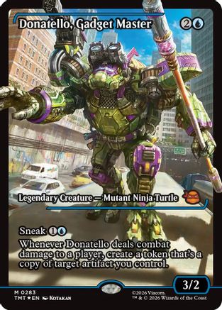 Donatello, Gadget Master (Showcase)  [Foil]  (TMT-283) - [Teenage Mutant Ninja Turtles] - Trinity Hobby