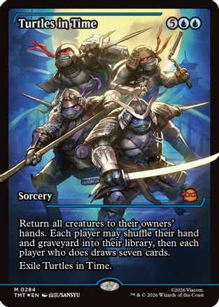 Turtles in Time (Showcase)  [Foil]  (TMT-284) - [Teenage Mutant Ninja Turtles] - Trinity Hobby