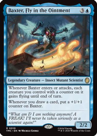 Baxter, Fly in the Ointment  [Foil]  (TMC-010) - [Commander: Teenage Mutant Ninja Turtles] - Trinity Hobby