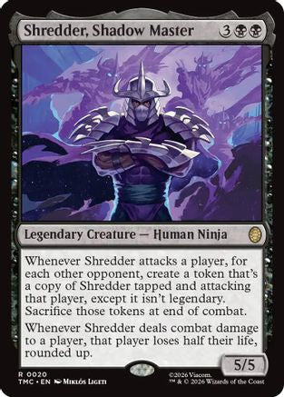 Shredder, Shadow Master  [Foil]  (TMC-020) - [Commander: Teenage Mutant Ninja Turtles] - Trinity Hobby