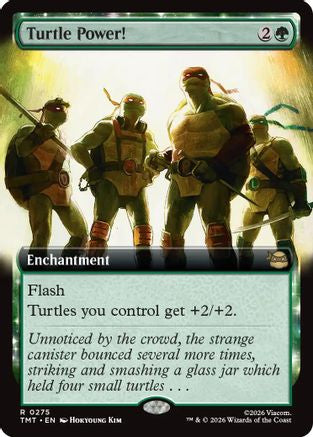 Turtle Power! (Extended Art)  (TMT-275) - [Teenage Mutant Ninja Turtles] - Trinity Hobby