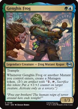 Genghis Frog  [Foil]  (TMT-148) - [Teenage Mutant Ninja Turtles] - Trinity Hobby