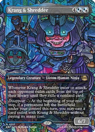 Krang & Shredder (Borderless)  (TMT-201) - [Teenage Mutant Ninja Turtles] - Trinity Hobby