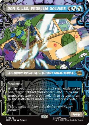 Don & Leo, Problem Solvers (Showcase)  (TMT-242) - [Teenage Mutant Ninja Turtles] - Trinity Hobby