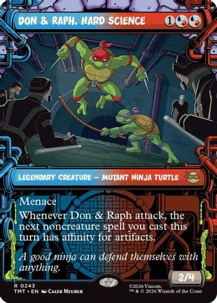 Don & Raph, Hard Science (Showcase)  (TMT-243) - [Teenage Mutant Ninja Turtles] - Trinity Hobby