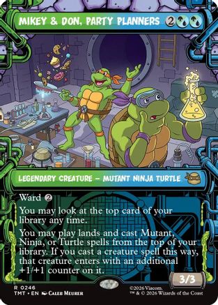 Mikey & Don, Party Planners (Showcase)  (TMT-246) - [Teenage Mutant Ninja Turtles] - Trinity Hobby