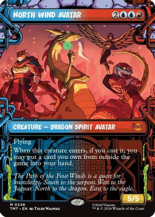 North Wind Avatar (Showcase)  [Foil]  (TMT-248) - [Teenage Mutant Ninja Turtles] - Trinity Hobby