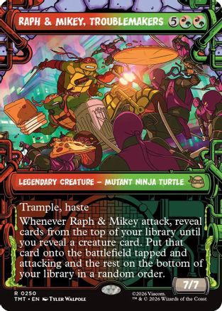 Raph & Mikey, Troublemakers (Showcase)  (TMT-250) - [Teenage Mutant Ninja Turtles] - Trinity Hobby