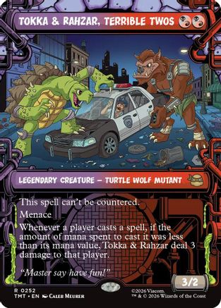 Tokka & Rahzar, Terrible Twos (Showcase)  (TMT-252) - [Teenage Mutant Ninja Turtles] - Trinity Hobby